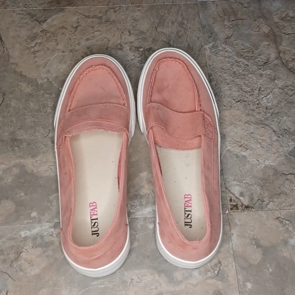 Justfab Diema Loafers in Rosette, sz 7